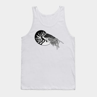Nautilus Black And White Tank Top